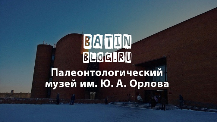 Палеонтологический музей имени Юрия Александровича Орлова - Батин Блог