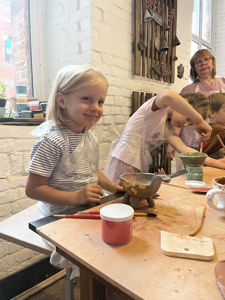 Мастер-класс по лепке из глины для детей в Раменском
